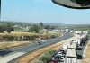 Corte de la A-4 a la altura de La Carolina