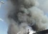 Incendio en una fábrica de sofás en Fuensanta de Martos