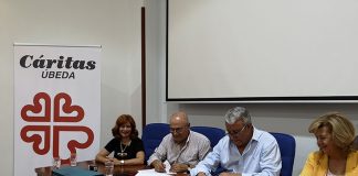 Convenio con Cáritas para acompañamiento de pacientes en el hospital de Úbeda