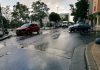 Día de varios accidentes sin víctimas debido a la lluvia en la ciudad de Jaén