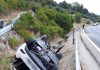 Accidentes sin víctimas en la carretera de Los Villares
