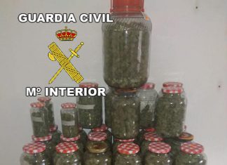 La Guardia Civil detiene en Los Villares a cuatro personas como presuntas autoras de un delito Contra la Salud Pública