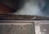 Incendio en el antiguo centro social de Antonio Díaz