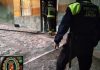 Incendio de una vivienda abandonada