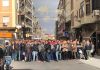 Los comerciantes protestan por la forma de la peatonalización del centro