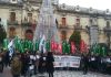 Manifestación de sindicatos solicitando más personal en servicios sociales de Diputación