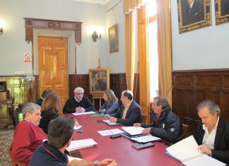 La Diputación, los consistorios de Martos y Jaén y el 112 ultiman la coordinación del parque de bomberos marteño
