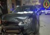 Accidente con tres vehículos implicados