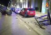 Otro accidente contra vehículos aparcados y con positivo de alcohol en el Paseo de España