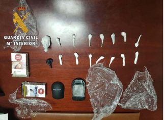 Una detenida en Martos por tráfico de drogas
