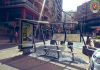 Colisión de un autobús urbano contra la marquesina de la Plaza de la Constitución