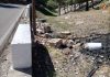 Localizan al conductor que tras un accidente en la carretera El Neveral causando daños al patrimonio abandonó el lugar