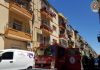 Incendio de una Palmera en la calle Bilbao