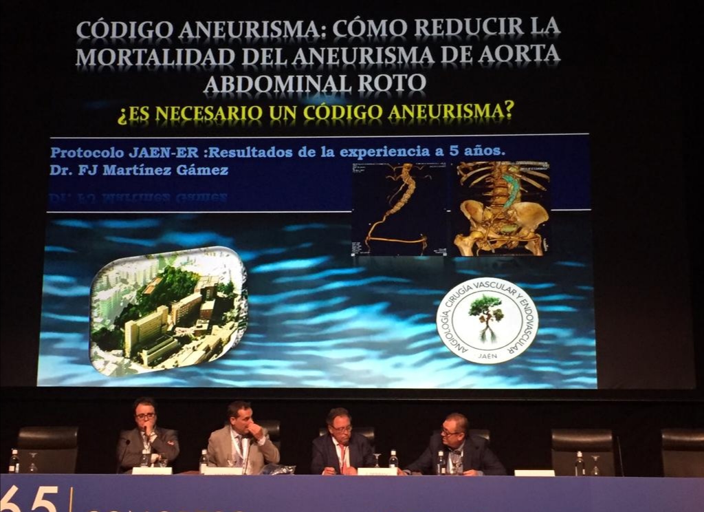 La Unidad de Cirugía Vascular del Hospital de Jaén realiza más de 200 intervenciones en aorta abdominal roto