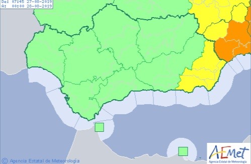 Jaén queda fuera de la alerta amarilla