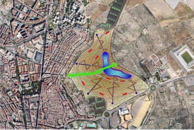 Jaén Merece Más propone ampliar el proyecto del «Parque Comarcal de Jaén»