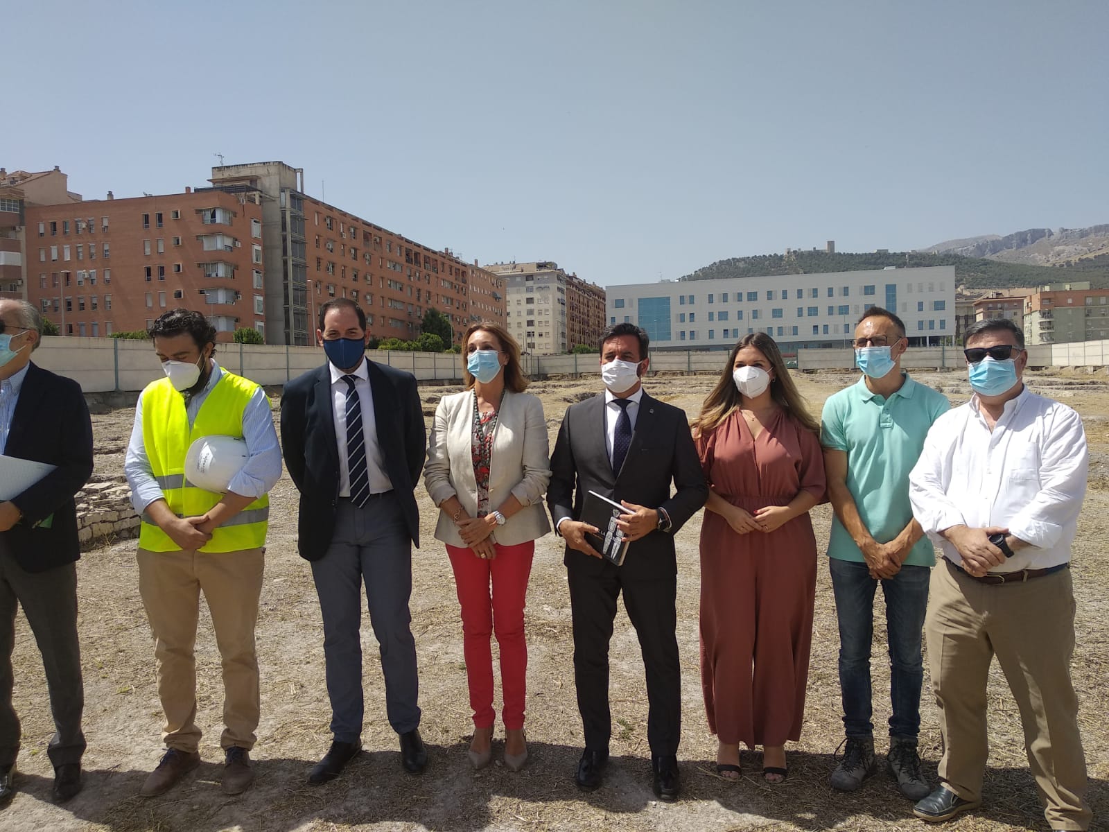 Visita al solar de la Ciudad de la Justicia situada en Marroquíes Bajos