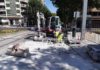 Iniciadas la obras de arreglo del pavimento y adoquinado en la Plaza de Las Batallas