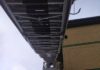 Actuación de los Bomberos en una fachada para evitar riesgos