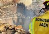 Incendio en una casa abandonada en San Vicente de Paul