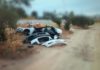 La Policía Local abre un expediente sancionador a un taller por arrojar paragolpes y elementos de carrocería viejos en una zona de olivar