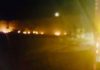 Incendio de pastos en Mancha Real