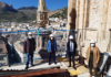 Visita a las obras de restauración de las cubiertas de la catedral de Jaén
