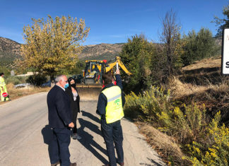 Fomento refuerza el firme y mejora los sistemas de drenaje de la A-305 en Porcuna
