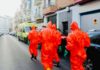 Los Bomberos de Jaén activan el protocolo covid para el traslado de una persona con obesidad