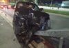 Aparatoso accidente en la carretera de Madrid junto a Jadisa que dio positivo en las pruebas de alcoholemia