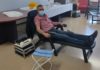 Donación de sangre en el Parque de Bomberos