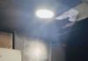 Incendio de una cocina en la ronda de los Derechos Humanos