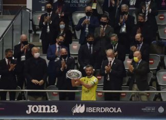 Francisco Reyes felicita al Jaén Paraíso Interior FS por su “gran papel” en la final four de la Copa del Rey