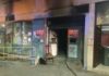 Incendio en un local en la plaza Jaén por la Paz