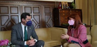 Visita del presidente andaluz a la ciudad de Úbeda
