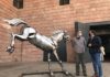 Exposición de forja artística del mundo animal del escultor José Miguel Pino la sala Moneo