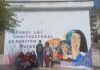 Mural en el Polígono de El Valle para conmemorar el Día de la Mujer
