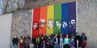 Un nuevo mural, situado en la ronda Antonio Muñoz Molina, visibiliza al colectivo LGTBI en Úbeda