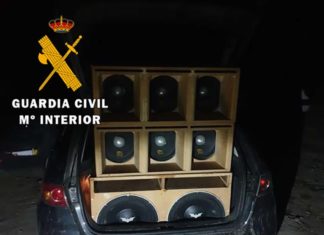 60 denuncias en una fiesta ilegal en un cortijo abandonado de Porcuna