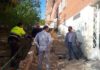 Intervención para reparar los hundimientos y trabajos en la mejora la accesibilidad de la calle Fuente de la Imora