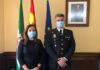 La subdelegada recibe al nuevo comisario provincial del Cuerpo Nacional de Policía en Jaén