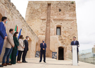 Moreno afirma que la restauración del Castillo de Villardompardo es ejemplo del éxito de la colaboración entre las distintas administraciones