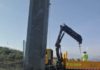 Corte en la Autovía del Olivar para retirar un pórtico dañado tras un accidente de tráfico