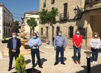 Diputación destina 700.000 euros a distintas actuaciones en infraestructuras de Cazalilla en los tres últimos años