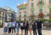 La fachada del Palacio Municipal se ilumina de verde con motivo del Día Nacional del Donante de Órganos