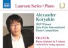 El ganador de la edición de 2019 del Premio “Jaén” de Piano, Alexander Koryakin, graba un disco con Naxos