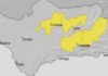 Alerta amarilla por altas temperaturas en el Valle del Guadalquivir
