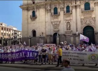 Unas mil personas piden la marcha del presidente del Real Jaén