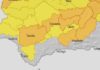 Alerta naranja para casi toda la provincia de Jaén