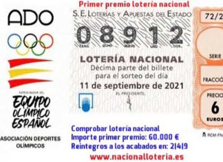 Frailes vende parte del 1er premio de la Lotería Nacional de hoy sábado